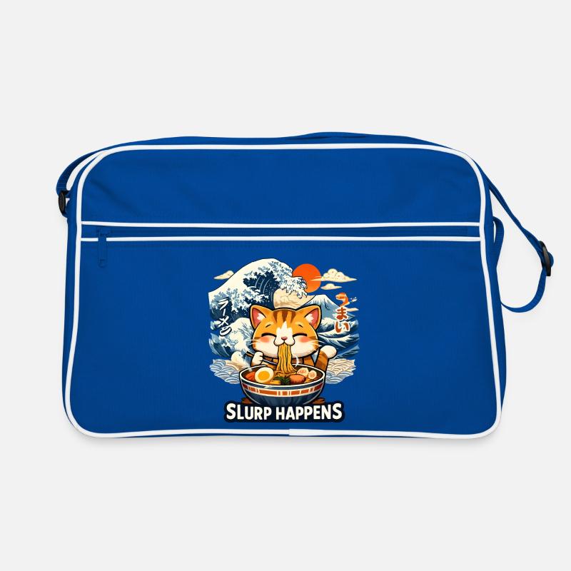 Ramen Neko Great Wave Retro Bag