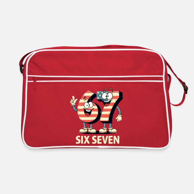 US Flag 67 Memes Six Seven Sac Retro