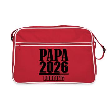 Papa 2026 Chargement - Sac Retro - rouge/blanc - Devant