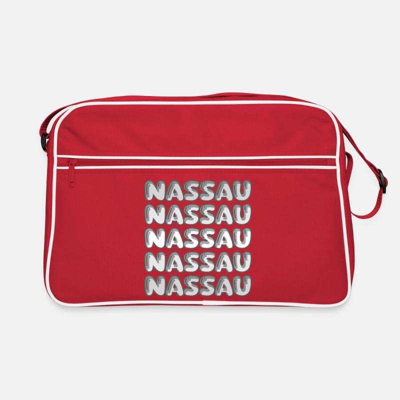 Nassau Bubble Pattern Multi-Font Retro Bag