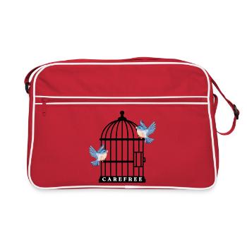 carefree - Retro Bag - red/white - Front