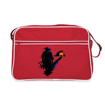 Samurai Urban Night Trail with Lantern - Retro Bag - red/white - Front