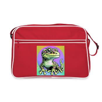 Gecko - Retro Bag - red/white - Front