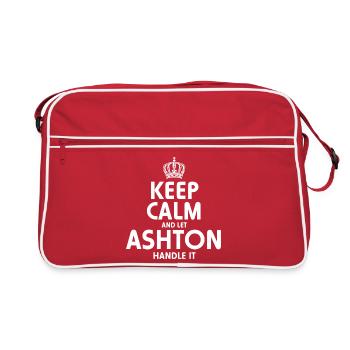 ASHTON : Gérez-en - Sac Retro - rouge/blanc - Devant