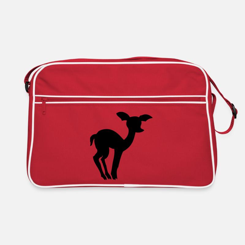 Scheues Reh Retro Tasche