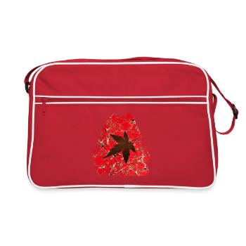 Autumn Leaf E 245 - Retro Bag - red/white - Front