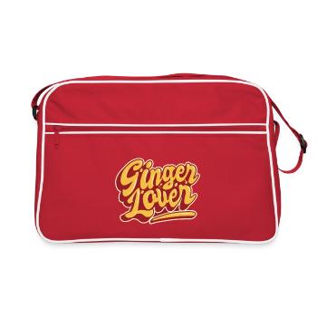 Ginger Lover - Retro Tasche - Rot/Weiß - Vorne