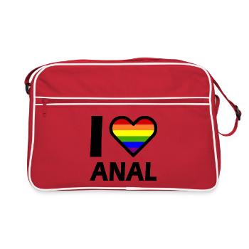 I love - Sac Retro - rouge/blanc - Devant
