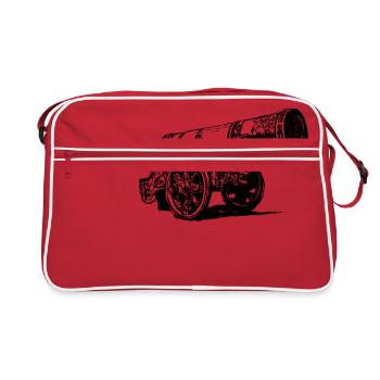 cannon - Retro Bag - red/white - Front