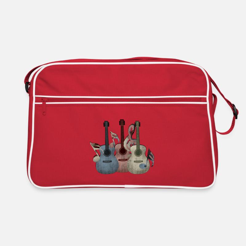 Guitar Guitars - Retro Bag - red/white