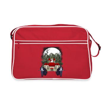 Castle Medieval Fantasy Fairy Tale Fairytale Character - Retro Bag - red/white - Front