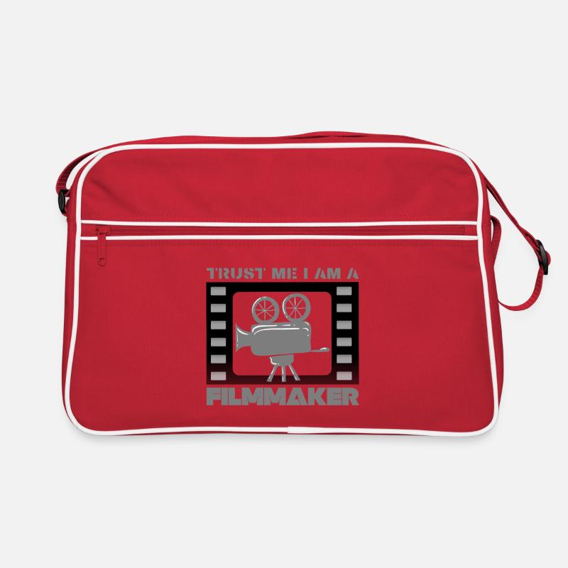 Ich bin ein Filmmacher - Filmmaker tshirt Retro Tasche