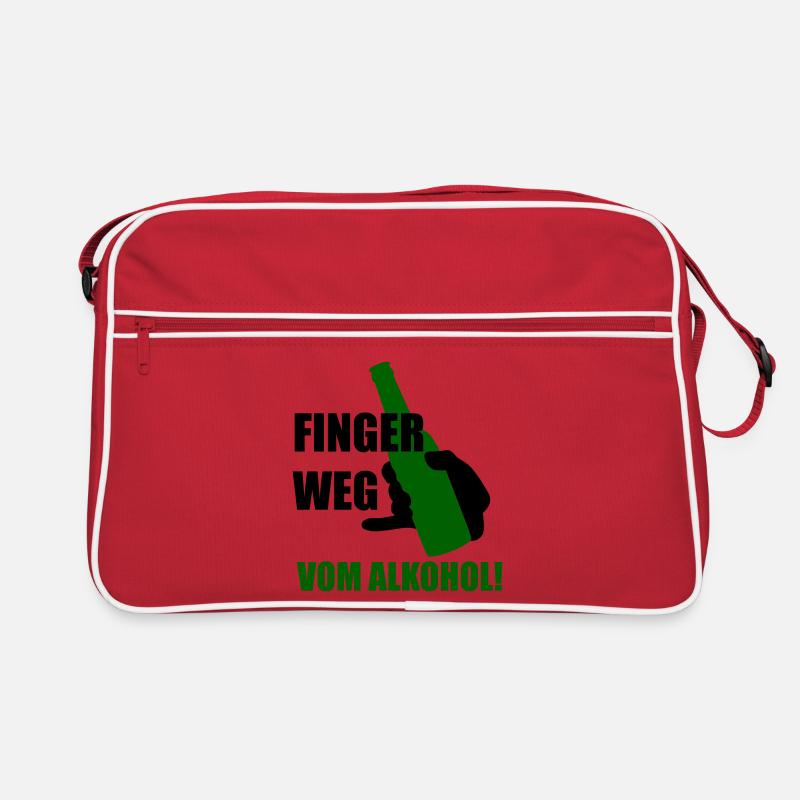 Éloignez-vous de l'alcool Sac Retro