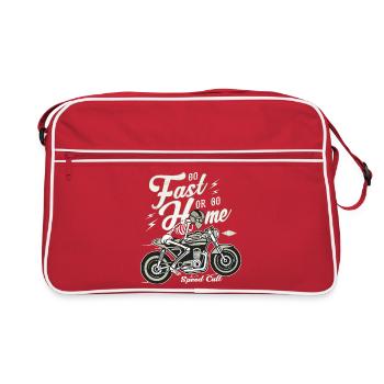 Speed - Go Fast Or Go Home - Sac Retro - rouge/blanc - Devant