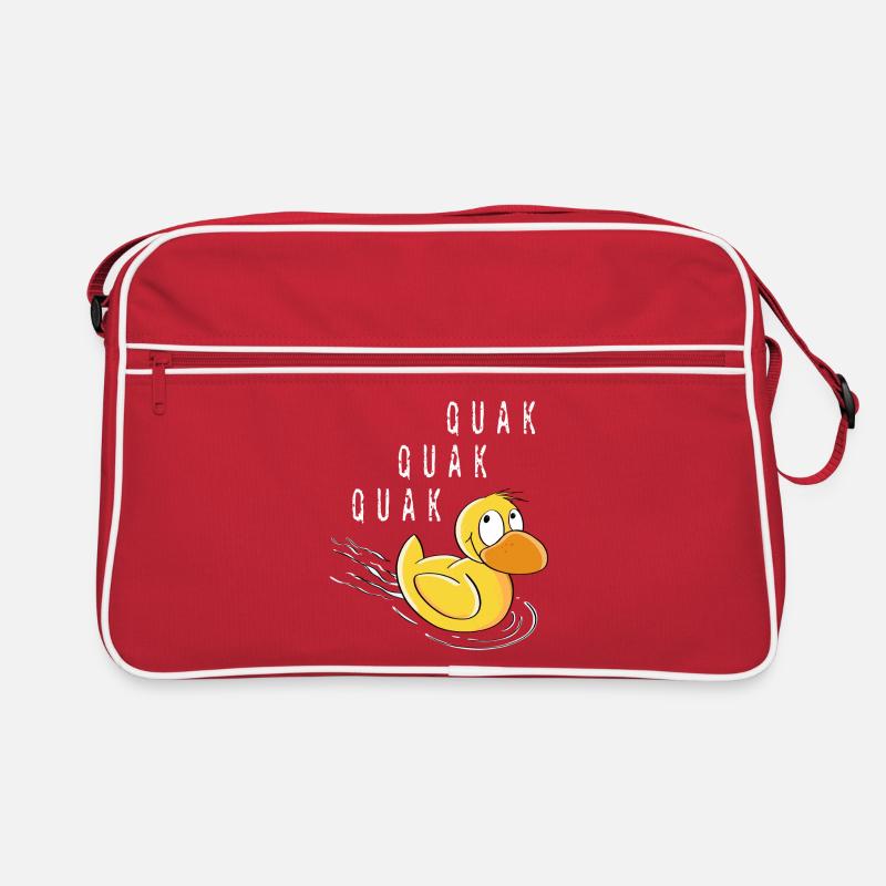 Quack Quack Duckling - Duck comic Retro Bag
