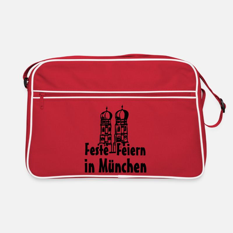 München Bayern Geschenk Retro Tasche