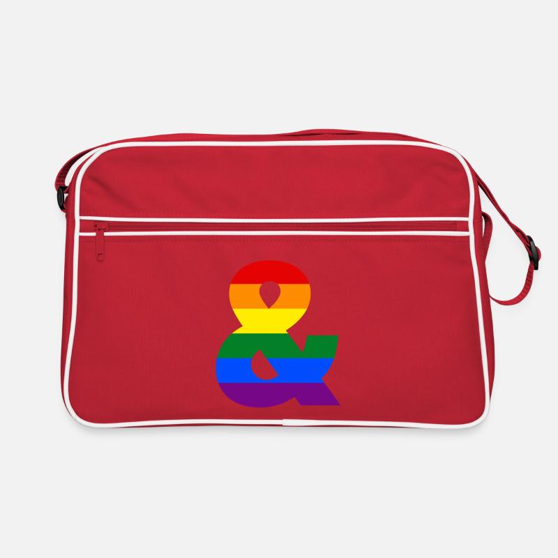 Pride Rainbow Ampersand Retro Bag