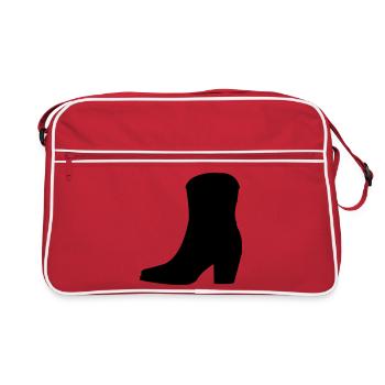ladies western boot - Retro Bag - red/white - Front