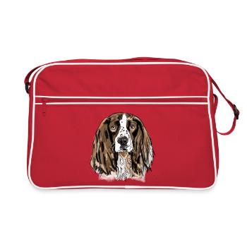 Épagneul - Sac Retro - rouge/blanc - Devant