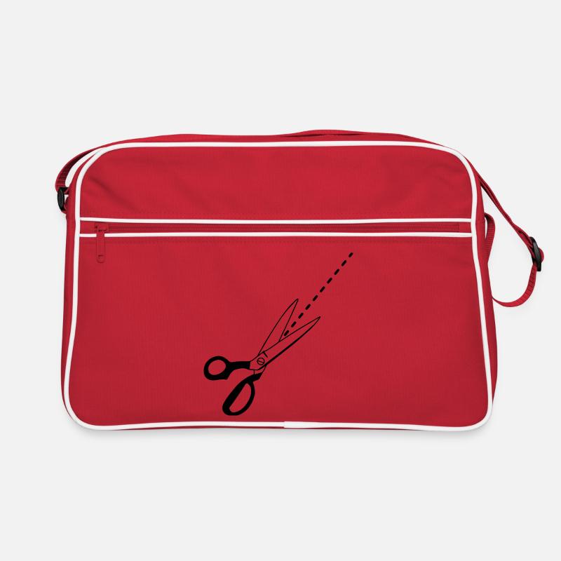 Pattern cutting logo tailor Retro Bag