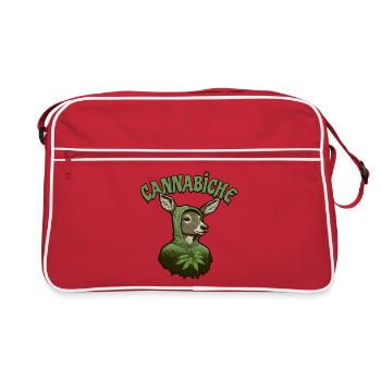 Cannabiche 03 - Sac Retro - rouge/blanc - Devant