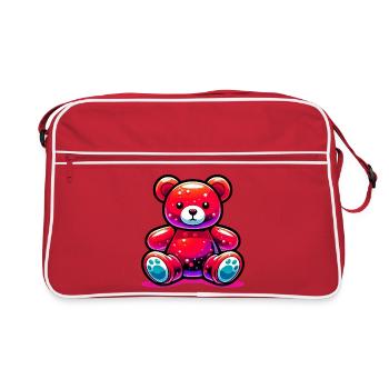 Bear - Retro Bag - red/white - Front