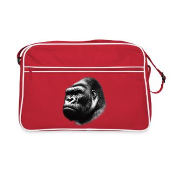 Gorille - Sac Retro - rouge/blanc - Devant