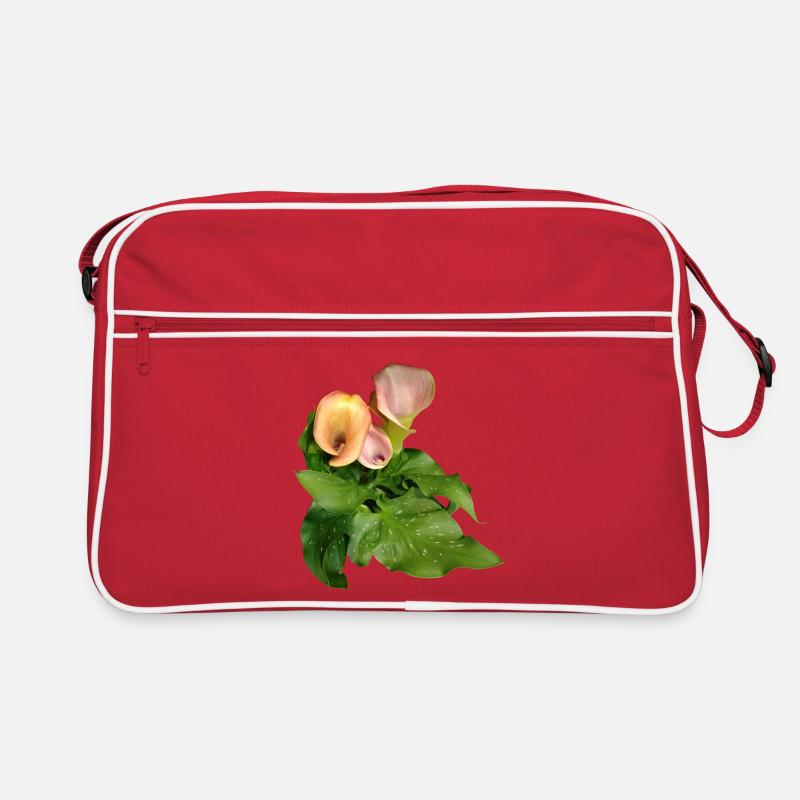Fleurs de Calla en vert Sac Retro