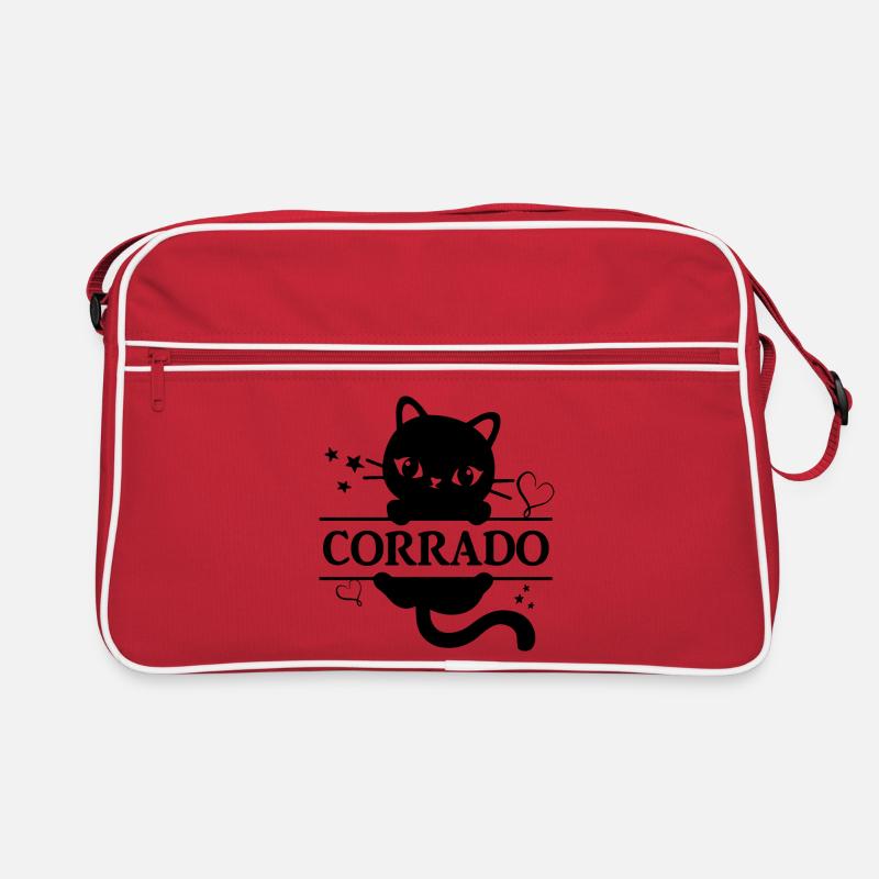 Corrado t-shirt chat chat Katze gato Sac Retro