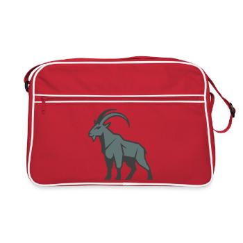 Chèvre de montagne - Sac Retro - rouge/blanc - Devant