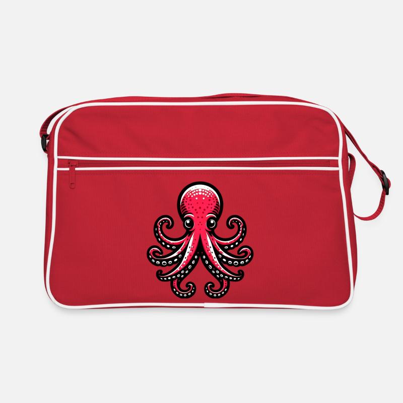 Krake Retro Tasche