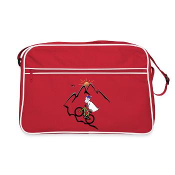Mountain Bike Goat - Retro Bag - red/white - Front