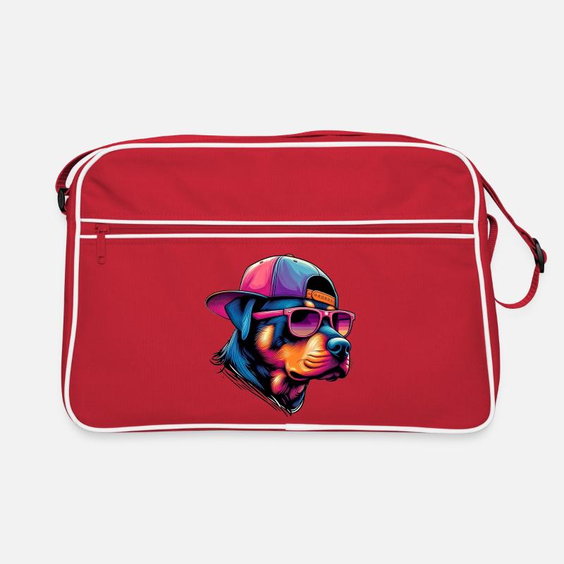 Hund Retro Tasche
