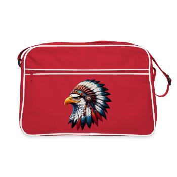 American Indian Eagle American Red Skins - Retro Bag - red/white - Front