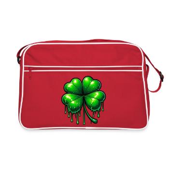 Trèfle à quatre feuilles - Sac Retro - rouge/blanc - Devant