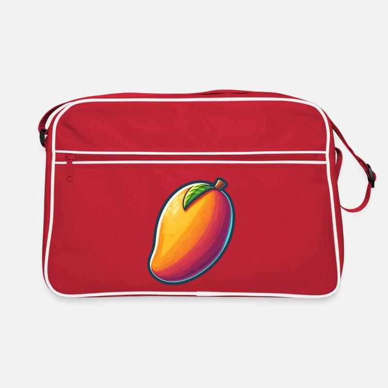 Design Mango Lebendig Abstrakt Retro Tasche