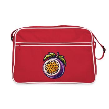 Fruit de la passion Pop Art - Sac Retro - rouge/blanc - Devant