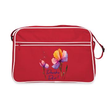 Thank you - Retro Bag - red/white - Front
