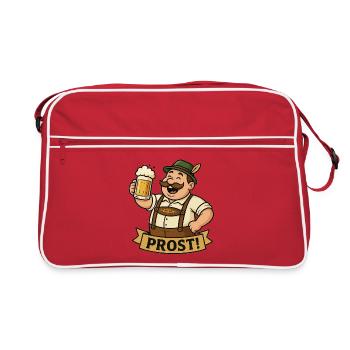 Cheers Beer Friends - Sac Retro - rouge/blanc - Devant