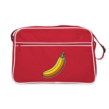 Banane Neon Pop - Sac Retro - rouge/blanc - Devant
