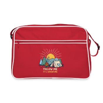 Camp Adventure - Retro Bag - red/white - Front