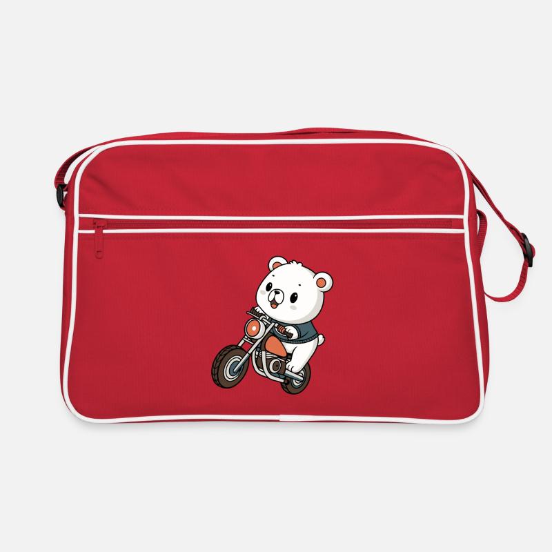 Adventurer Biker Bear Retro Bag