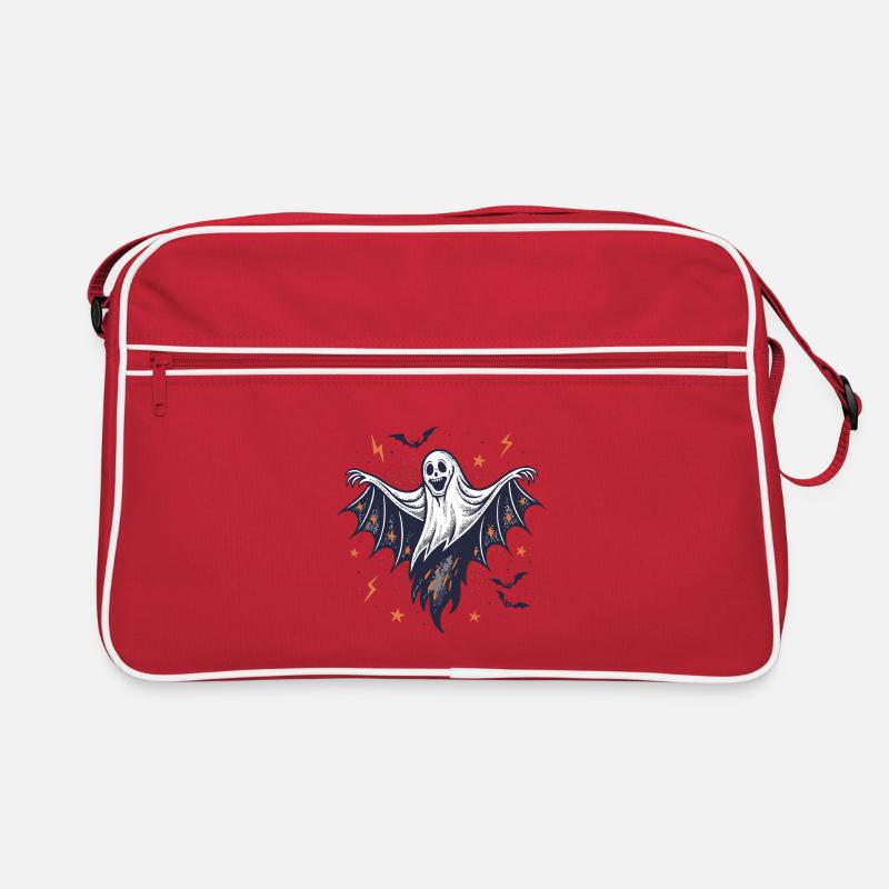 Fantôme Halloween Ailes Déployées Sac Retro