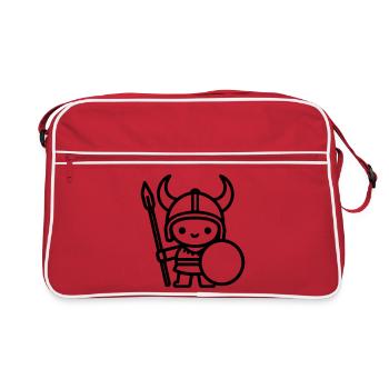 guerrier - Sac Retro - rouge/blanc - Devant