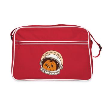 Citrouille Astronaute Espace - Sac Retro - rouge/blanc - Devant