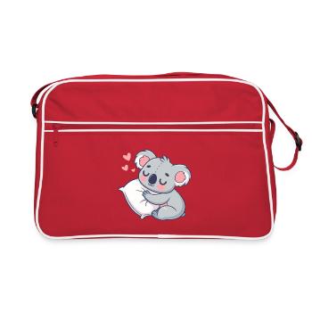 Koala Câlin Coeur Doux - Sac Retro - rouge/blanc - Devant