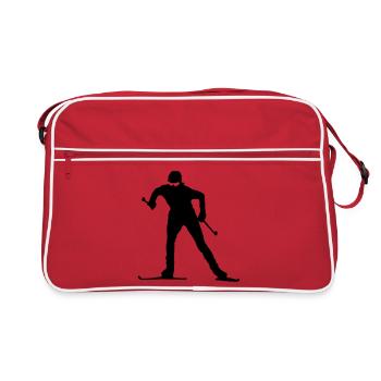 Ski de fond - Sac Retro - rouge/blanc - Devant