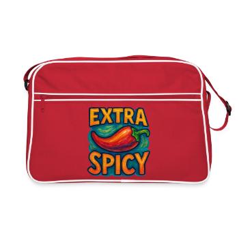Extra Spicy Chili Pop Art - Retro Bag - red/white - Front