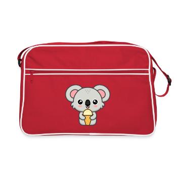 Koala Gourmand Glace - Retro Bag - red/white - Front
