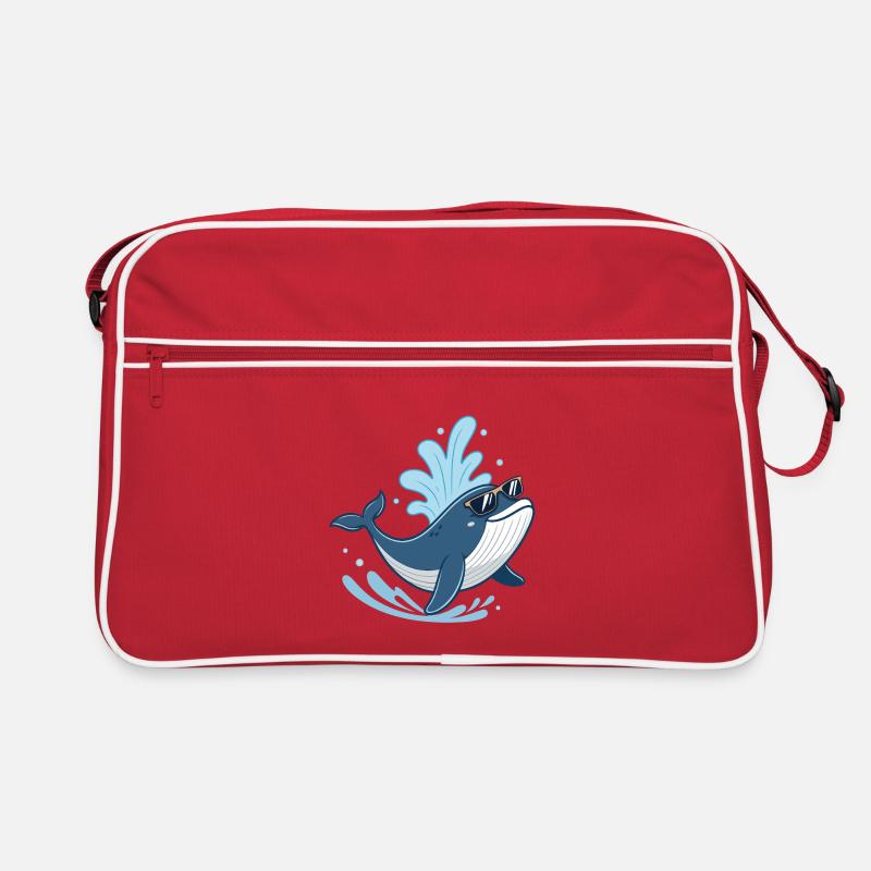 Sonnenwal-Splash Retro Tasche